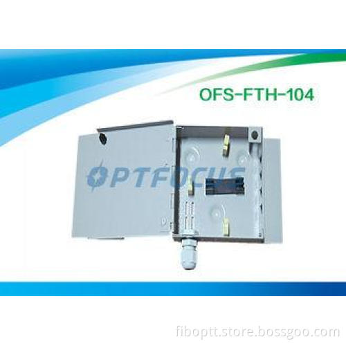 4 Core 2 Holes Cable Ports Termination Box Fiber 0.25 kg 5